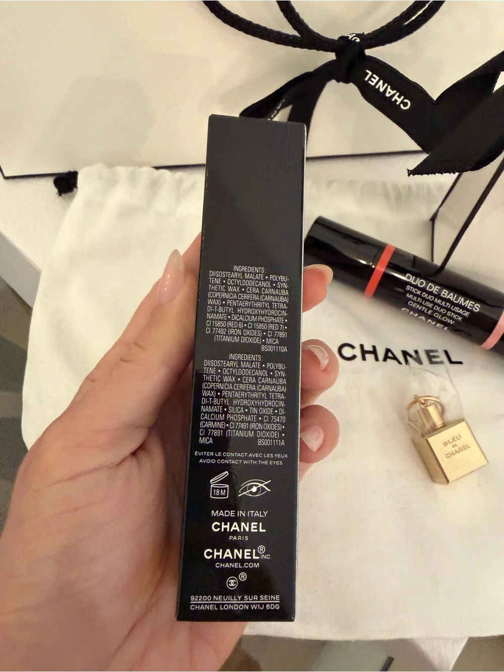 Chanel Duo De Baumes Multi-Use Stick Gentle Glow Limited Edition & CHARM! NEW